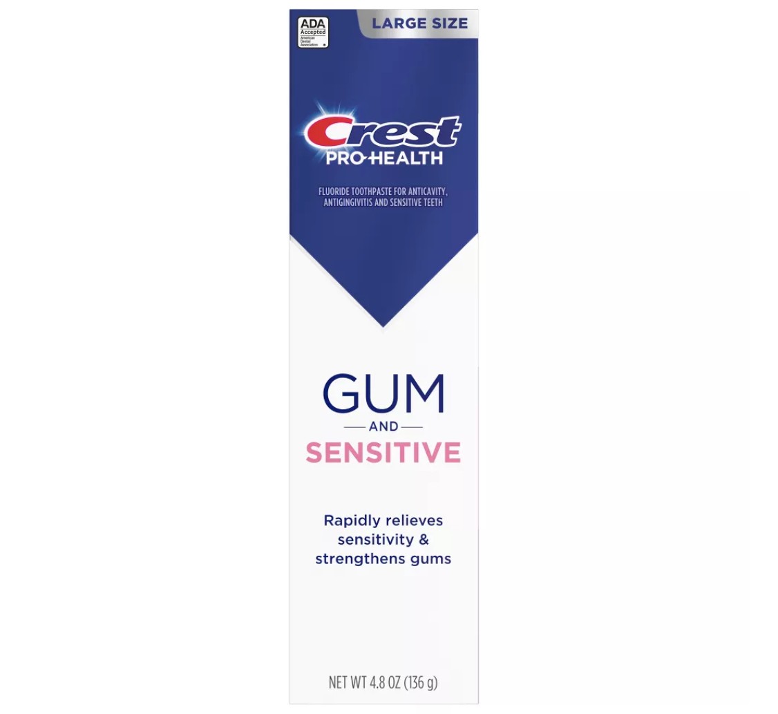 Zubná pasta na citlivé zuby Crest Pro-health GUM AND SENSITIVE - Large size