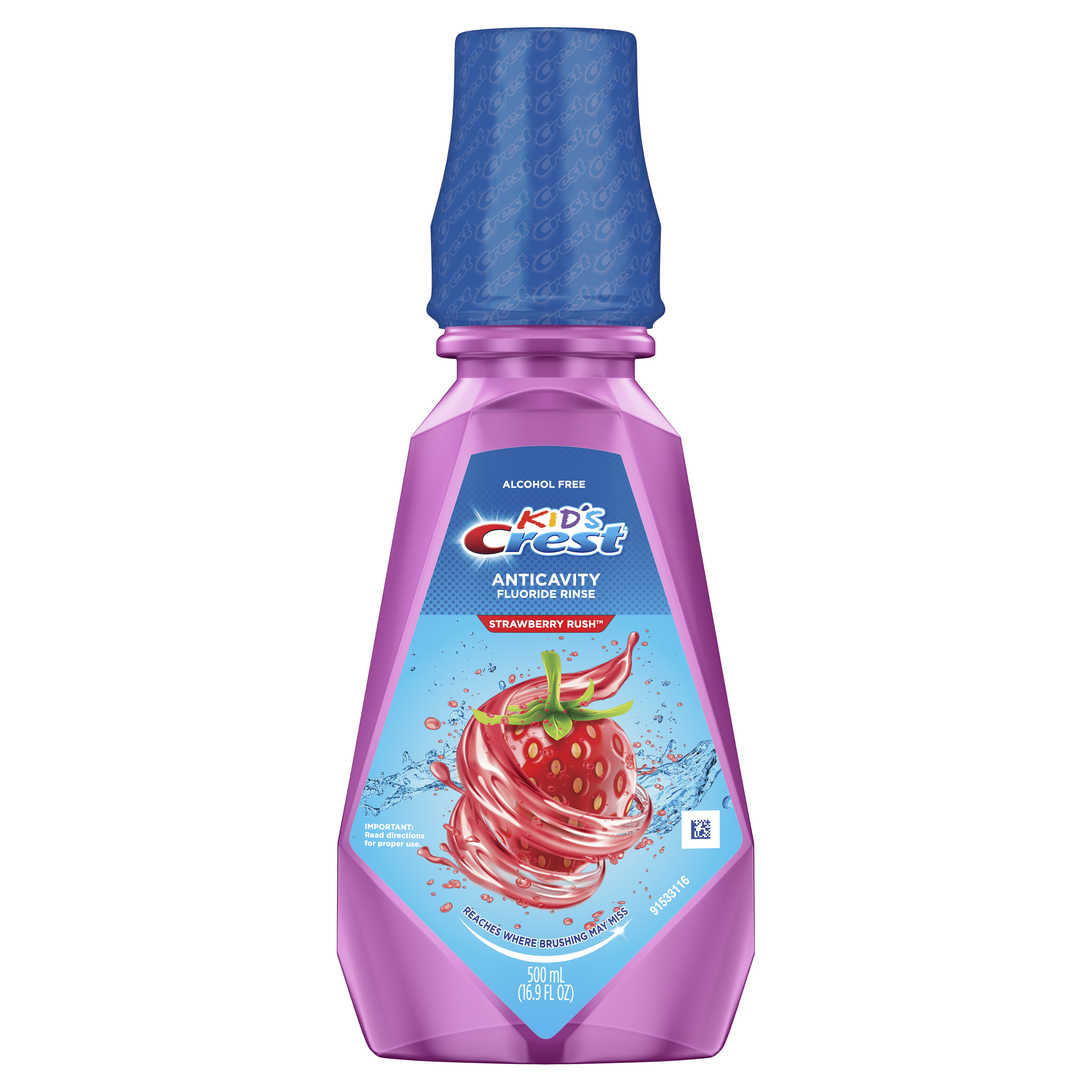 Jahodová ústna voda Crest Kid's Strawberry Rush