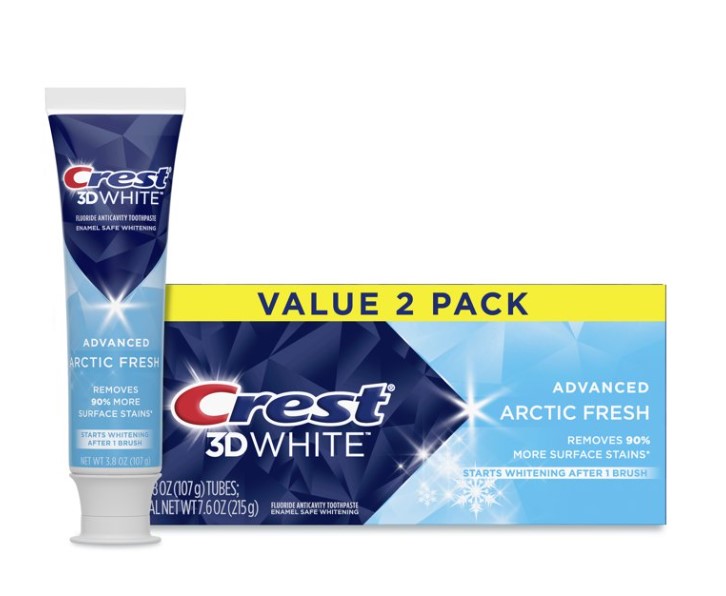 Výhodné 2-balenie Crest 3D White ADVANCED ARCTIC FRESH