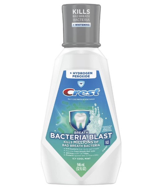 Ústna voda Crest Breath BACTERIA BLAST