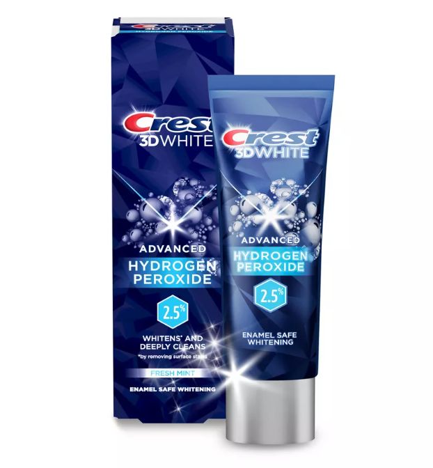 Bieliaca zubná pasta Crest 3D White ADVANCED 2,5% Hydrogen Peroxide Fresh Mint