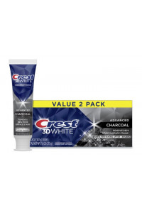 Výhodné 2-balenie Crest 3D White ADVANCED CHARCOAL s čiernym uhlím