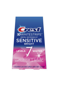 Bieliace pásiky na citlivé zuby Crest 3D 3D Whitestrips SENSITIVE Bright