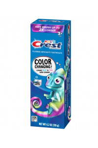 Zubná pasta pre deti Crest Advanced COLOR CHANGING Bubble Gum 3+ Zubná pasta pre deti Crest Advanced COLOR CHANGING Bubble Gum 3+