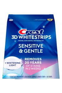 Bieliace pásiky Crest 3D Whitestrips SENSITIVE & GENTLE s bieliacou lampou Bieliace pásiky Crest 3D Whitestrips SENSITIVE & GENTLE s bieliacou lampou