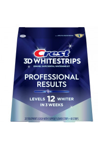 Bieliace pásiky Crest 3D Whitestrips PROFESSIONAL RESULTS