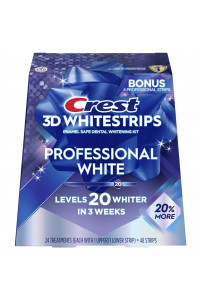 Bieliace pásiky Crest 3D Whitestrips PROFESSIONAL WHITE + BONUS (20 % MORE)