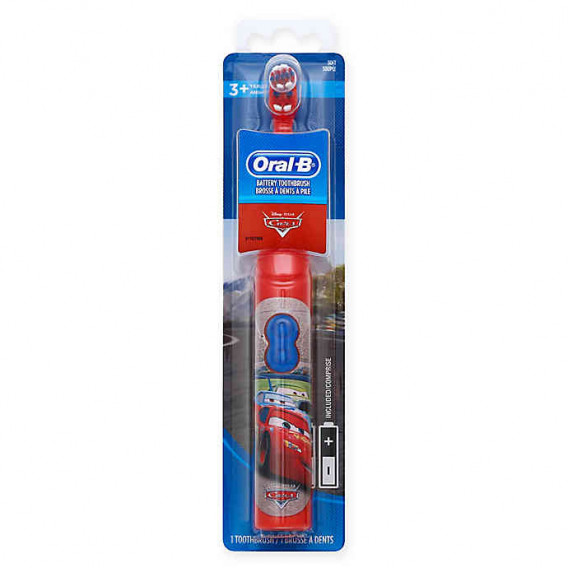 Elektrická rotačná zubná kefka pre deti OralB CARS