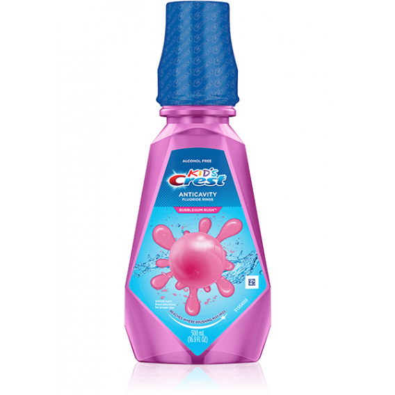 Žuvačková ústna voda Crest Kid's Bubblegum Rush