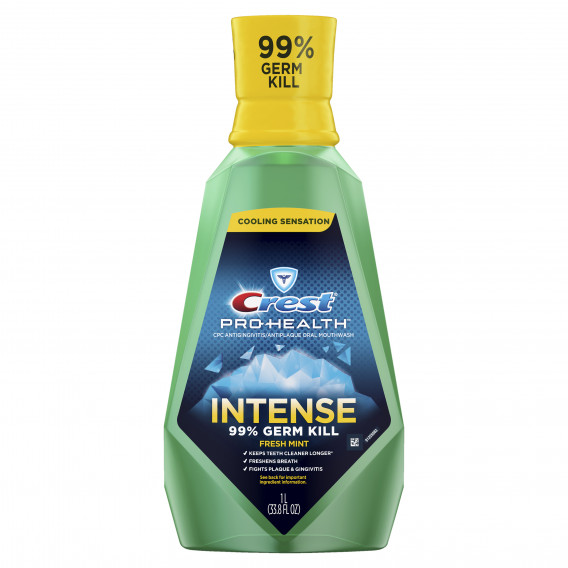 Ústna voda Crest Pro Health INTENSE Fresh MInt