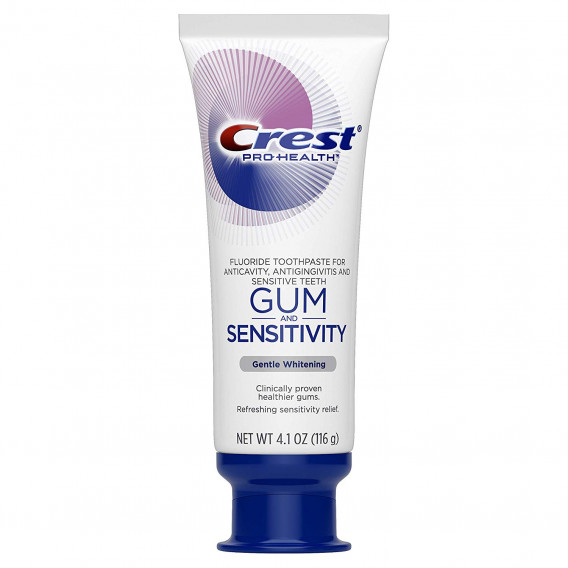 Zubná pasta na citlivé zuby CREST GUM AND SENSITIVITY Gentle Whitening