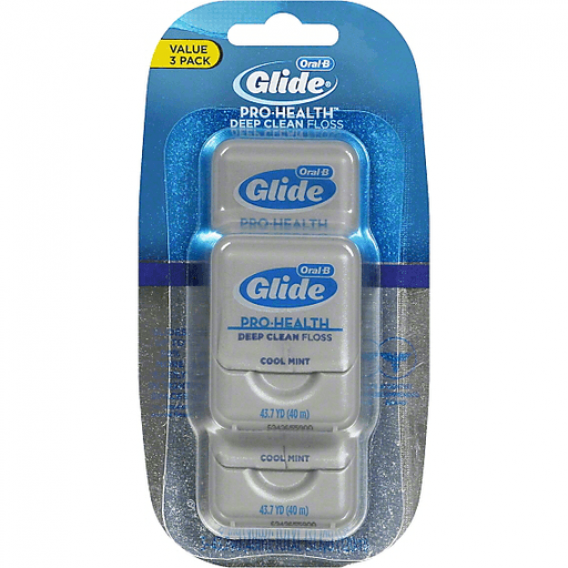 3-balenie voskovaných zubných nití OralB GLIDE