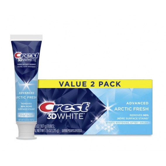 Výhodné 2-balenie Crest 3D White ADVANCED ARCTIC FRESH