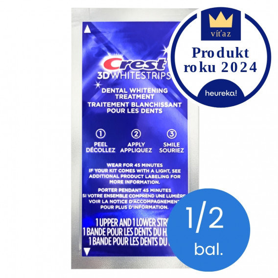 Polovičné balenie bieliace pásiky Crest 3D Whitestrips PROFESSIONAL WHITE
