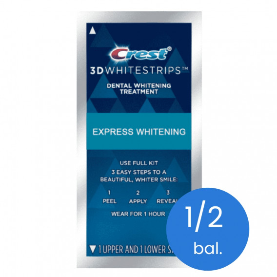 Polovičné balenie Crest 3D White 1-hour EXPRESS