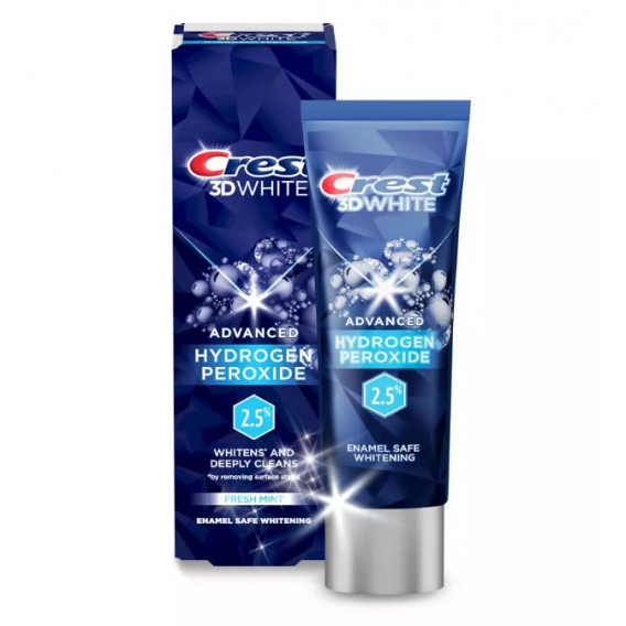 Bieliaca zubná pasta Crest 3D White ADVANCED 2,5% Hydrogen Peroxide Fresh Mint